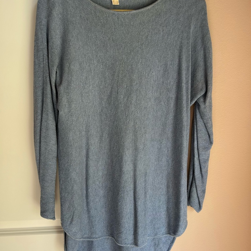 Women's Long Sleeve Tee - Blue